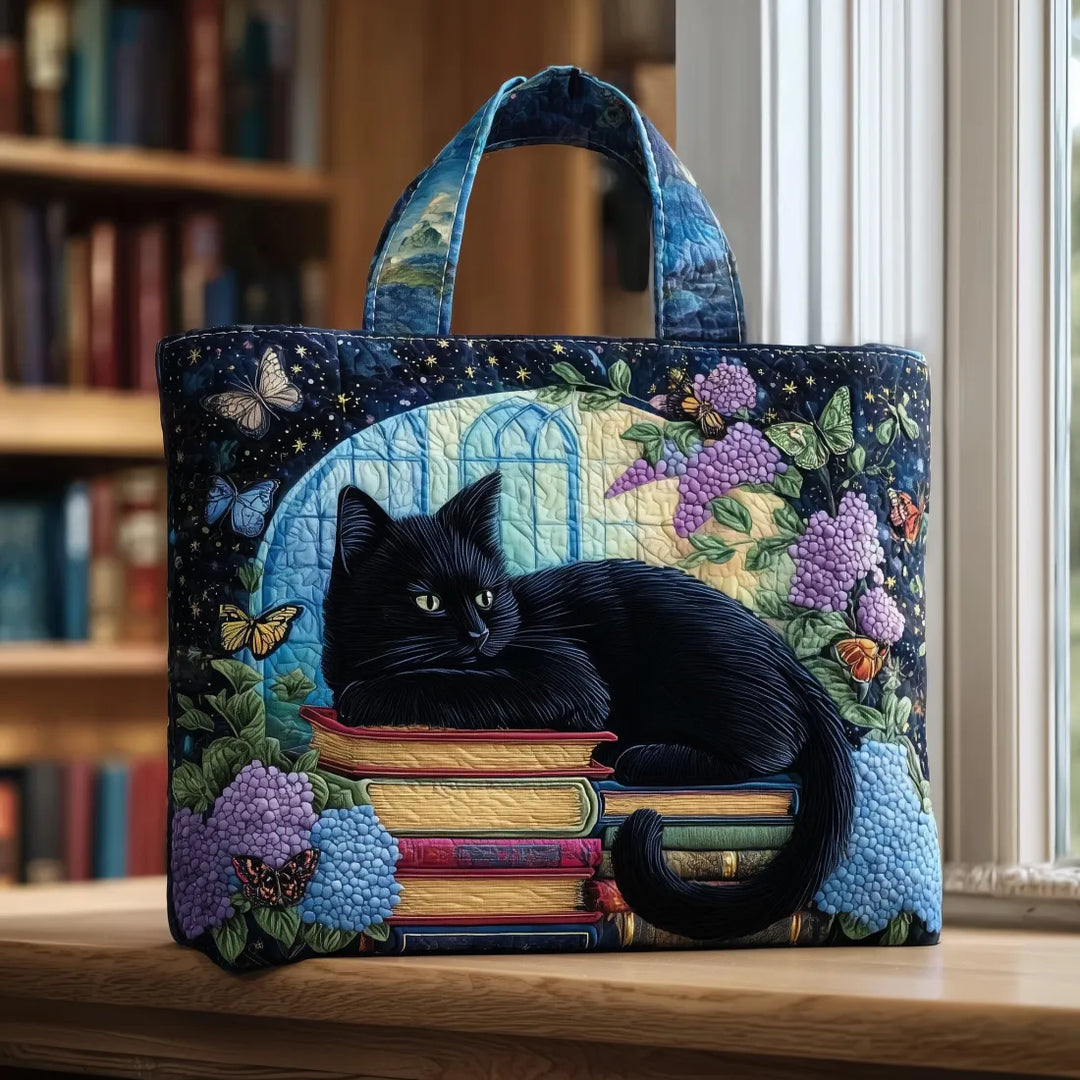 Borsa Artigianale - Gatto Nero su Libri