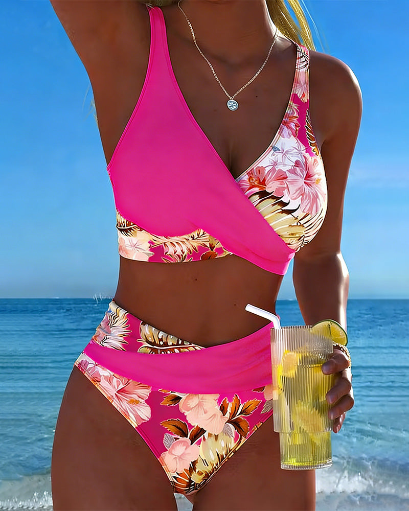 Sonia | Bikini a Contrasto Floreale