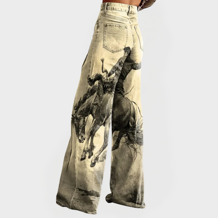 Emma | Jeans comodi con gamba larga e vestibilità rilassata