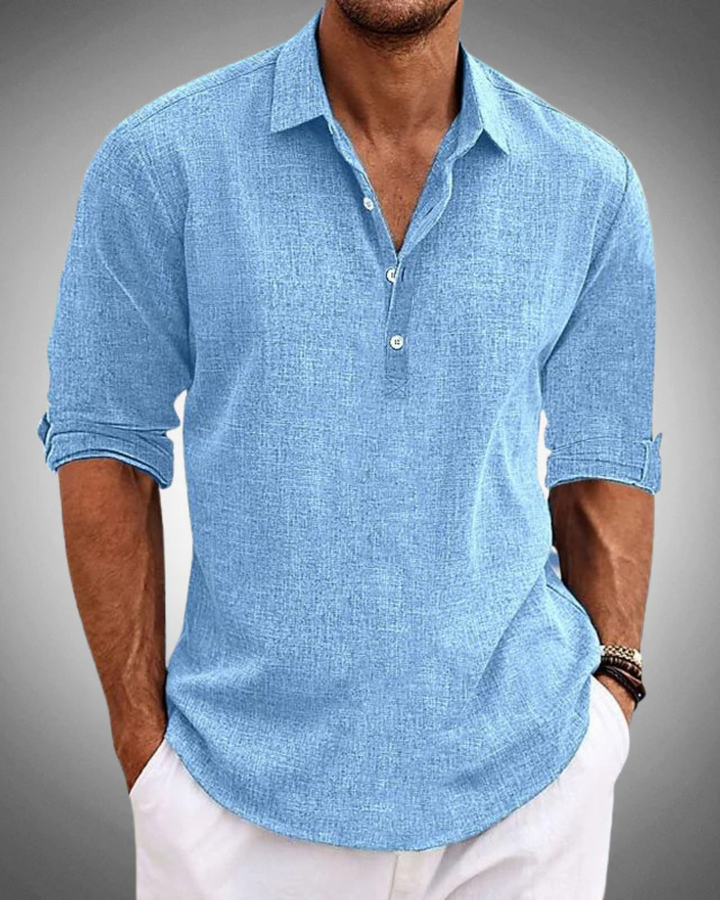 Massimo | Camicia Classica Sabbio in Puro Cotone
