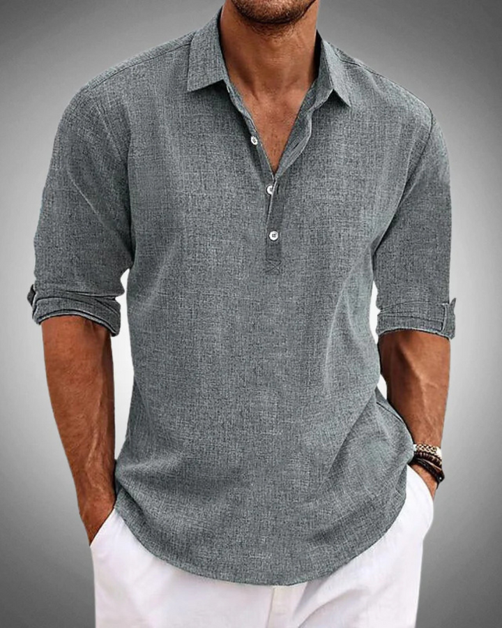 Massimo | Camicia Classica Sabbio in Puro Cotone
