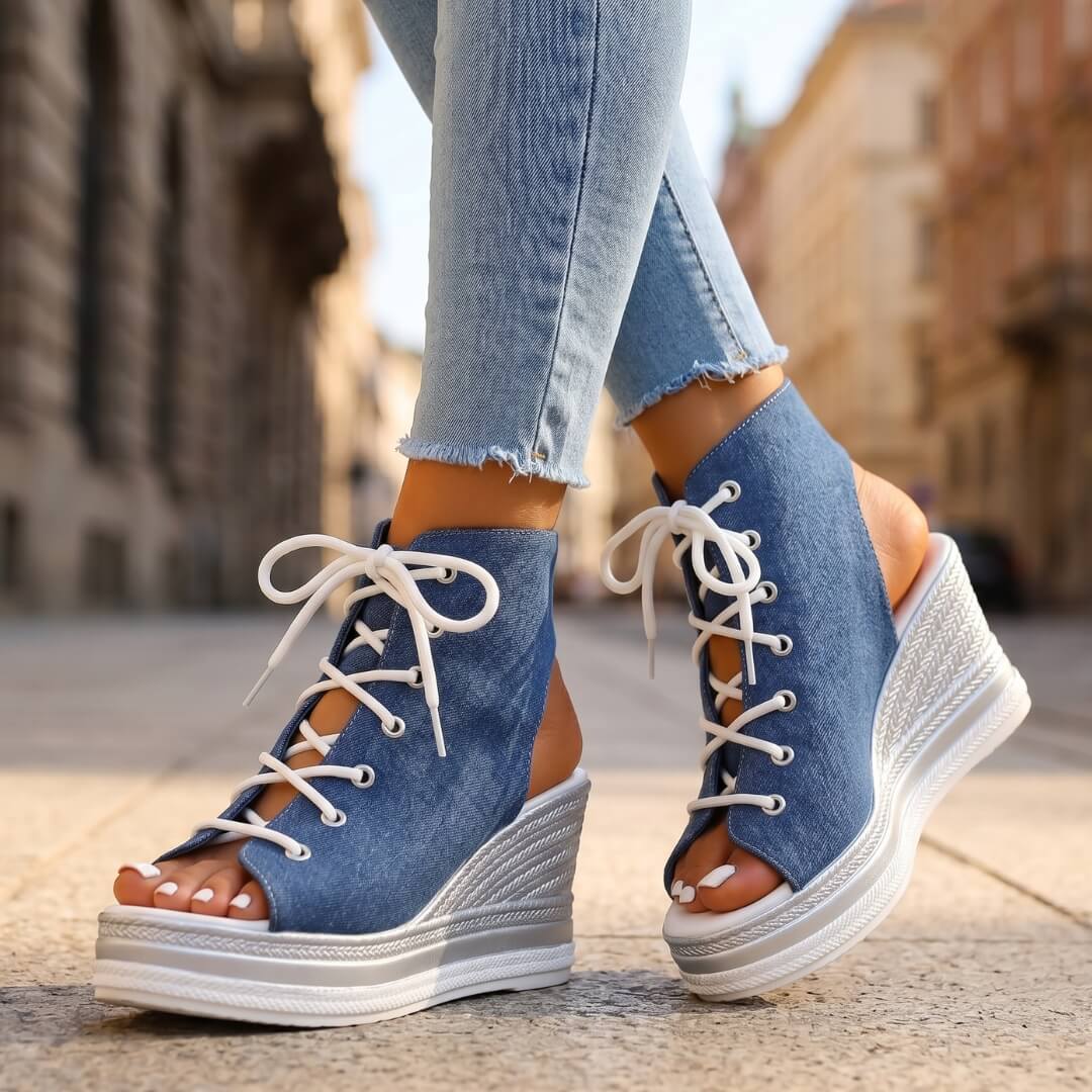 Asia | Sandali con zeppa