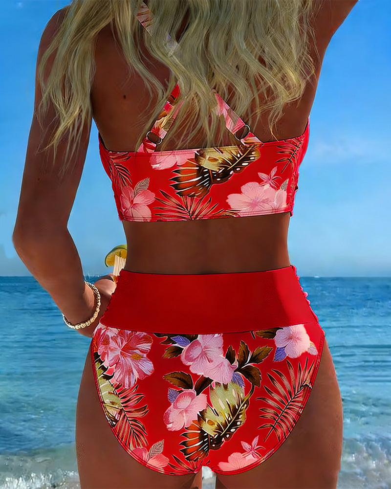 Sonia | Bikini a Contrasto Floreale
