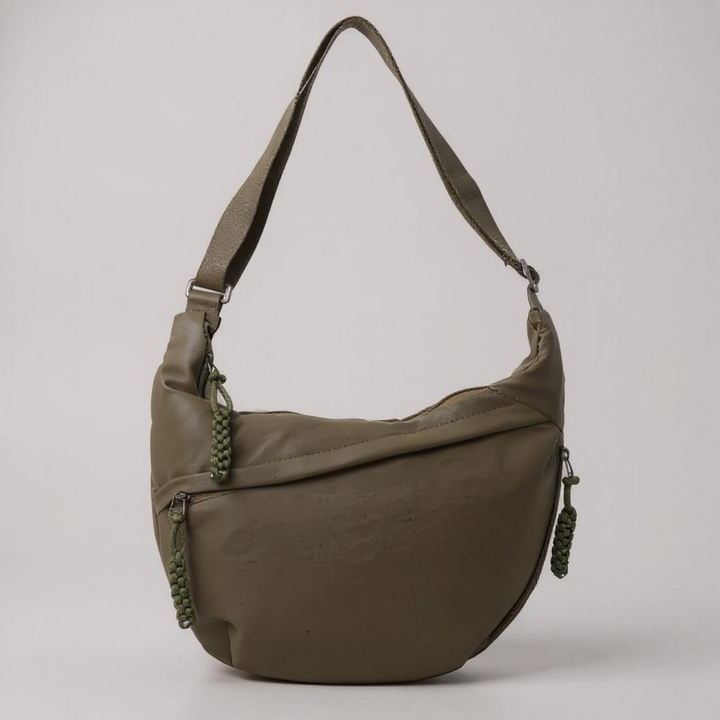 Bruna | Borsa a Spalla Verde Oliva