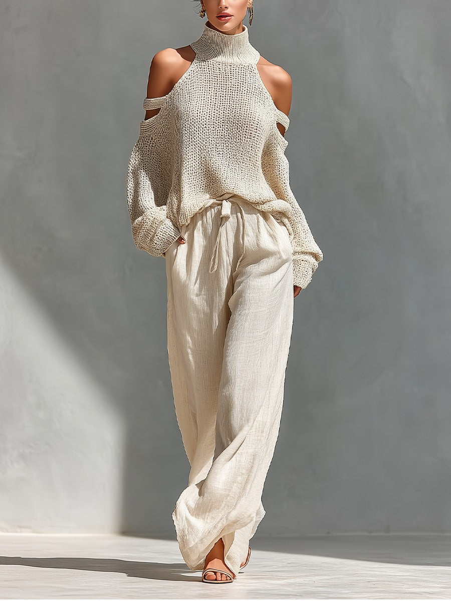 Marisa | Completo Due Pezzi con Scollo Bardot