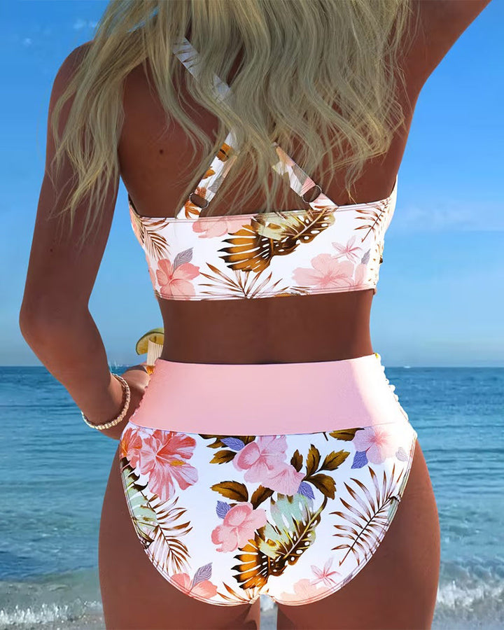 Sonia | Bikini a Contrasto Floreale