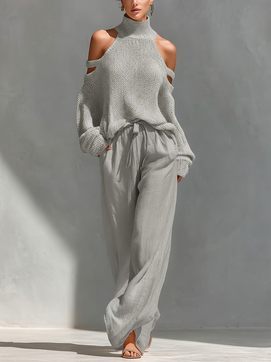 Marisa | Completo Due Pezzi con Scollo Bardot