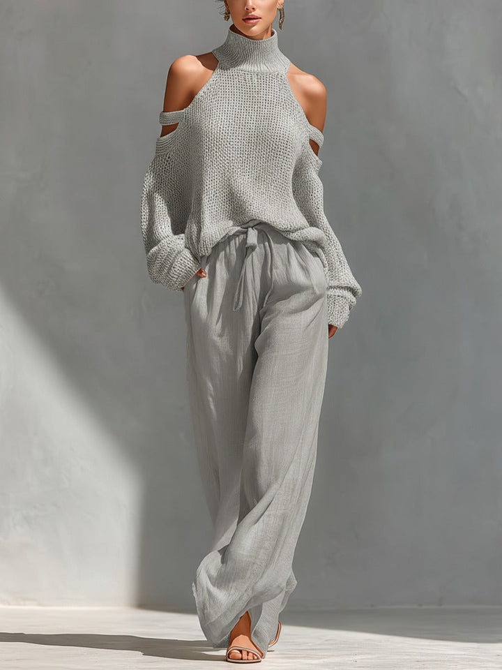 Marisa | Completo Due Pezzi con Scollo Bardot