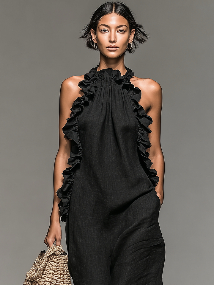 Marcella | Abito Maxi con Tasche