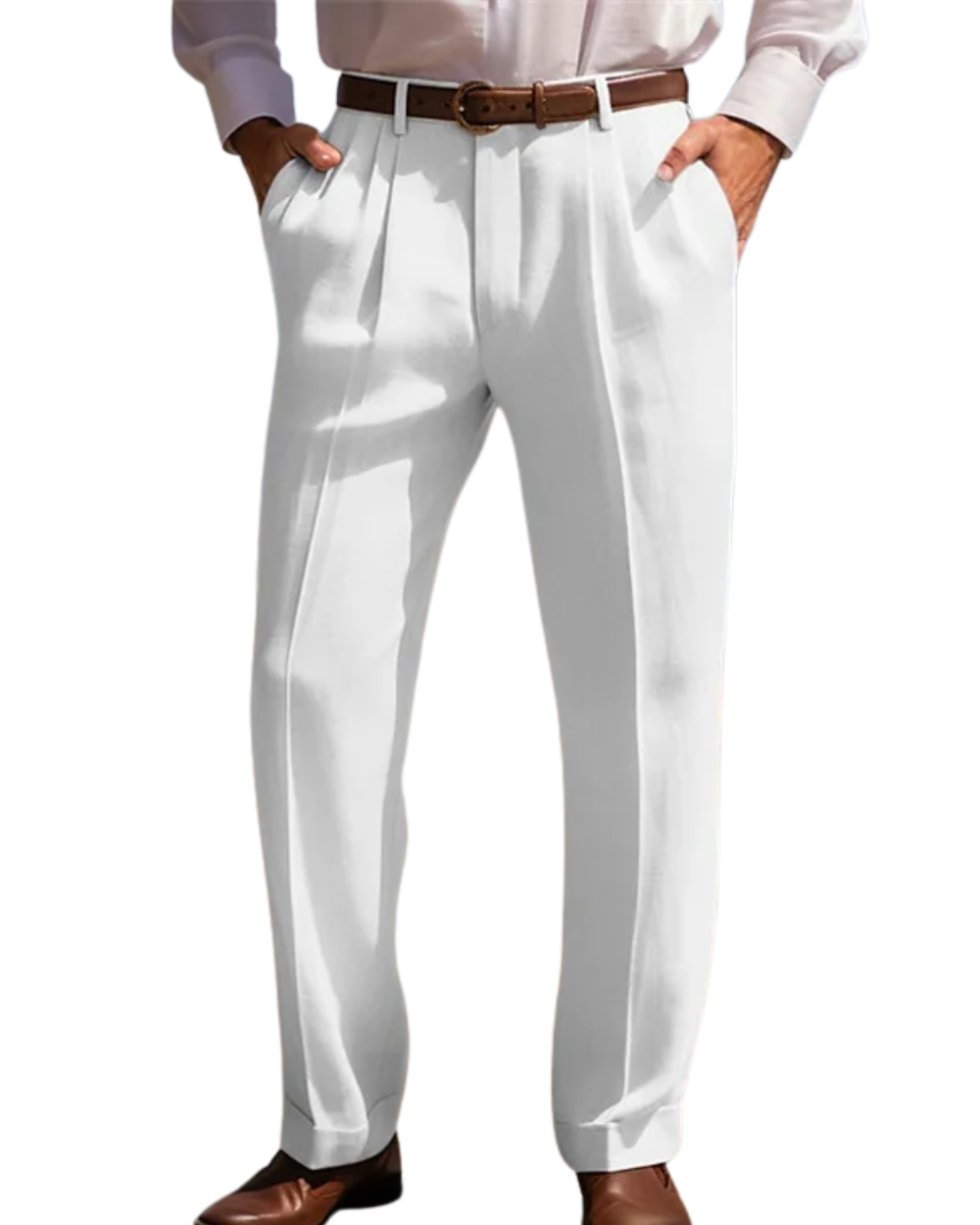 Francesco | Pantaloni Lino Eleganti