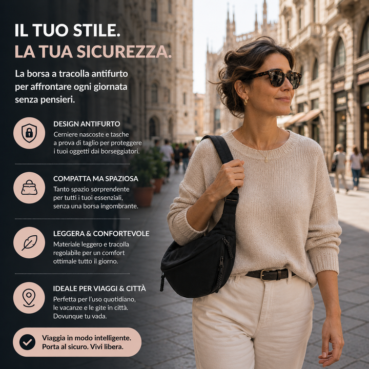 Adriana | Borsa a Spalla Nero