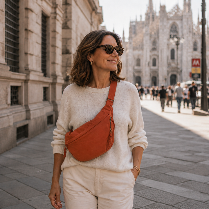 Allegra | Borsa a Spalla Arancione