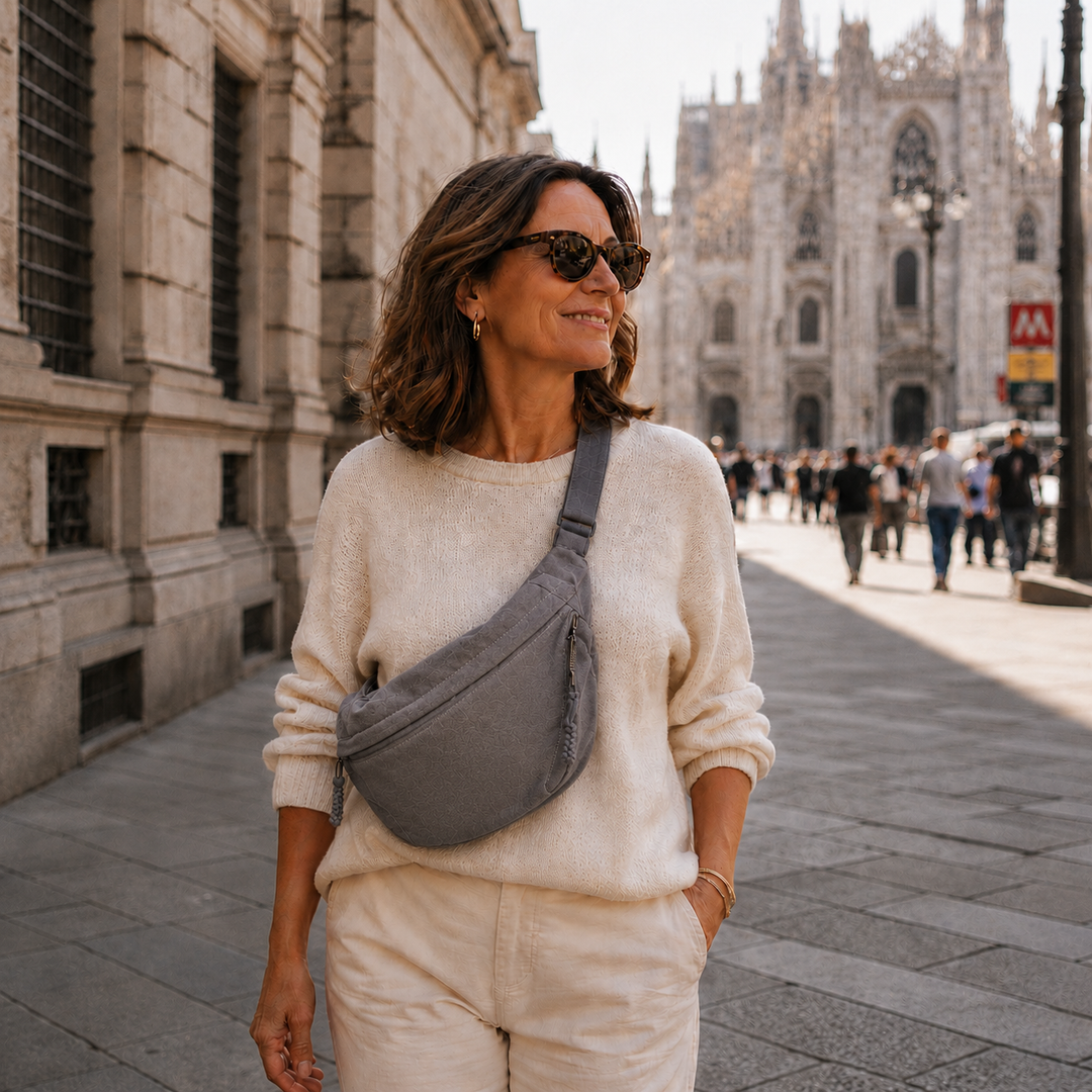 Annalisa | Borsa a Spalla Grigio