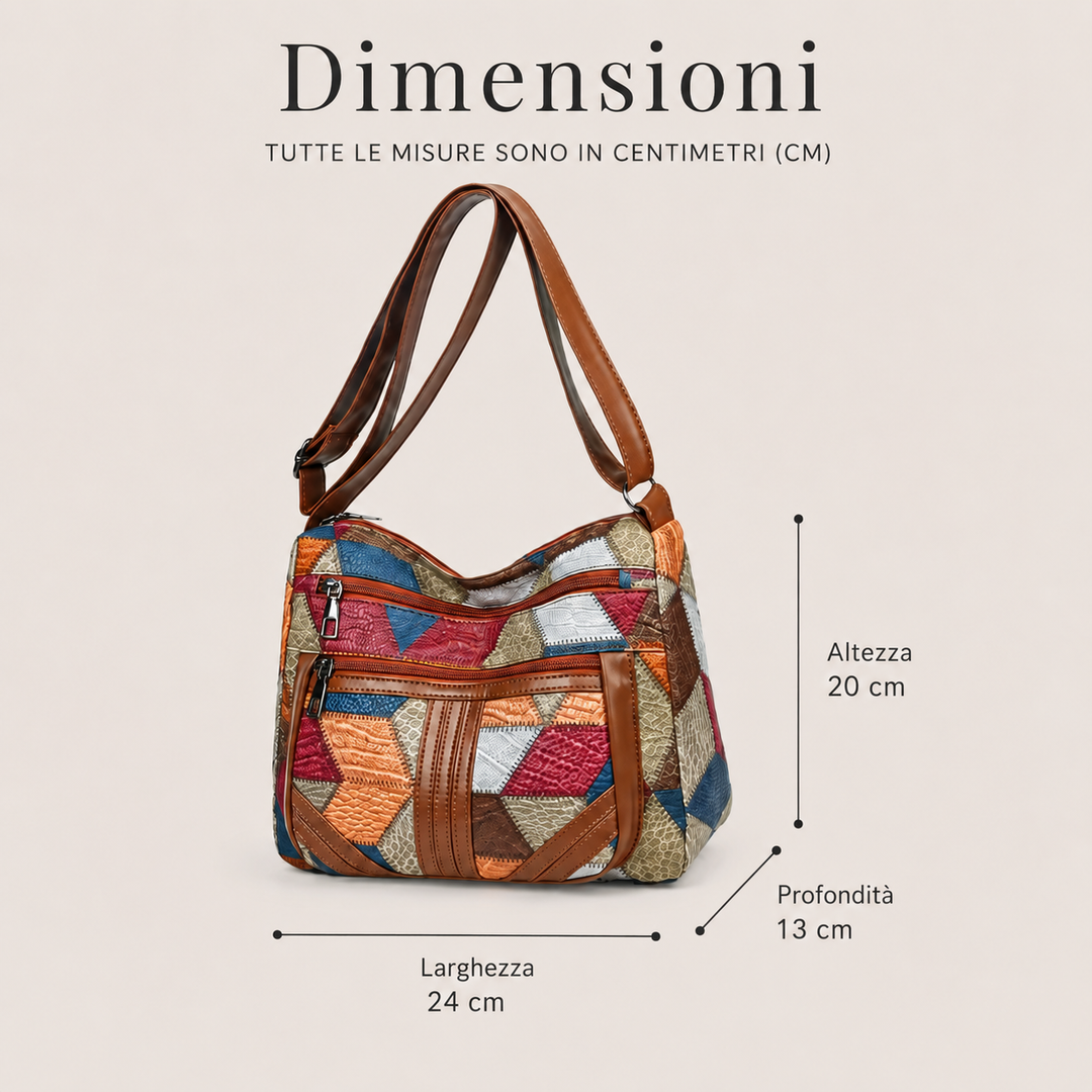 Romina | Borsa patchwork