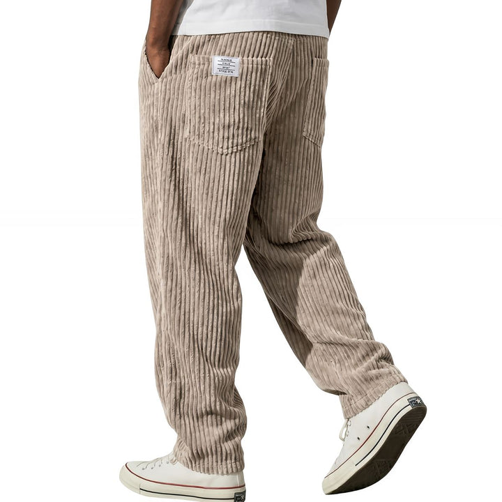 Marco | Pantaloni in Velluto Vita Elastica