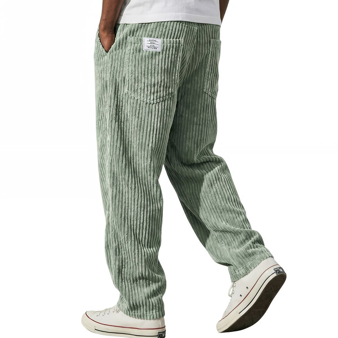 Marco | Pantaloni in Velluto Vita Elastica