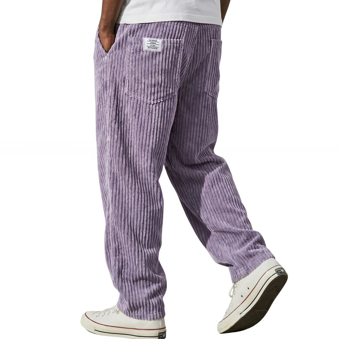 Marco | Pantaloni in Velluto Vita Elastica