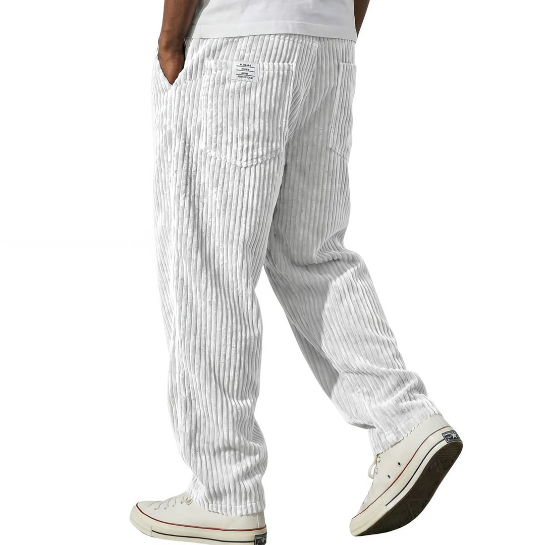 Marco | Pantaloni in Velluto Vita Elastica