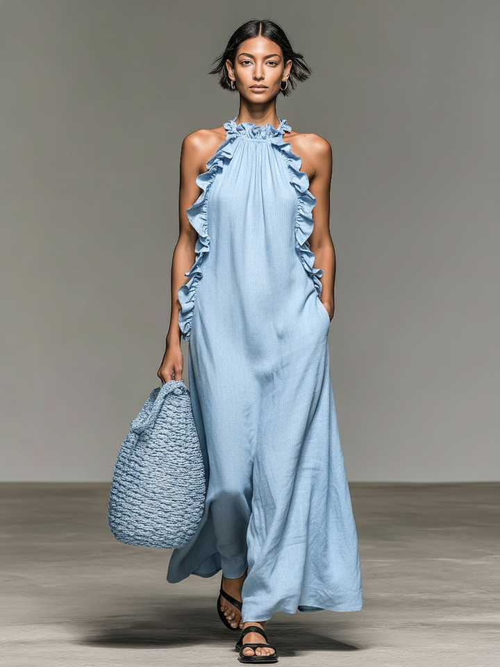 Marcella | Abito Maxi con Tasche