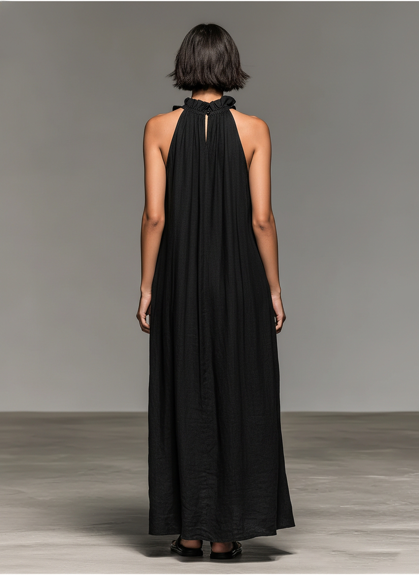 Marcella | Abito Maxi con Tasche