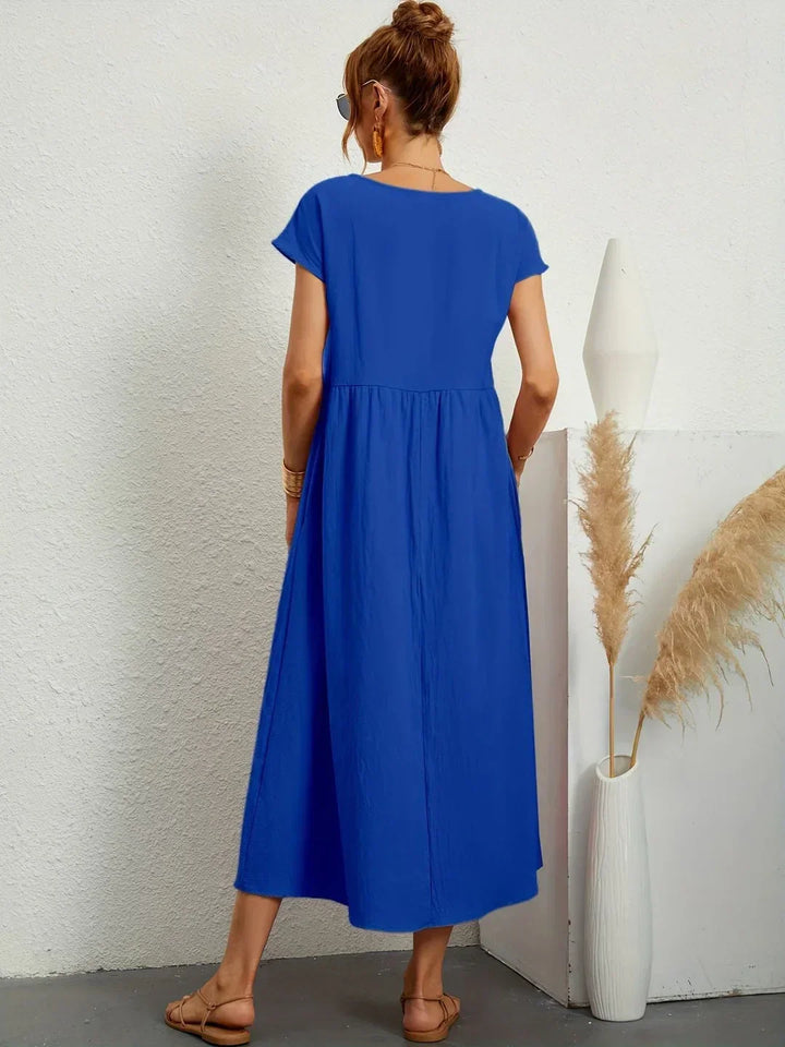 Amélie™ — Abito midi fluido dall’eleganza senza tempo