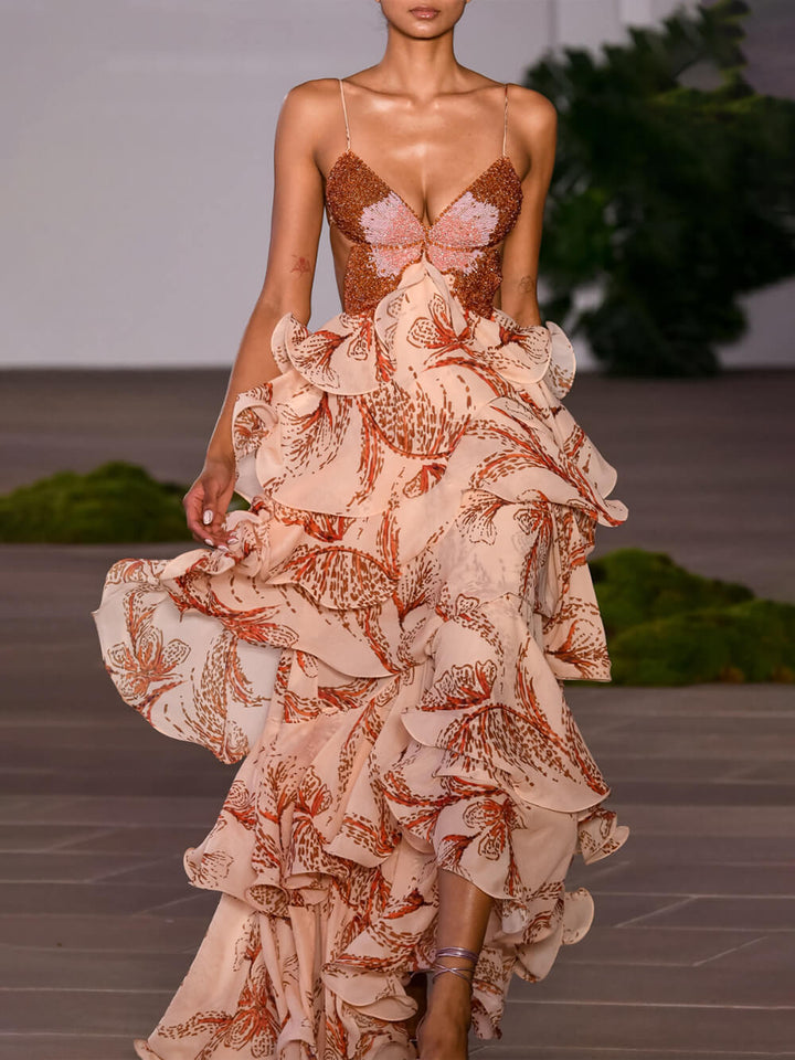 Rosalia| Abito Maxi Papillon Signature