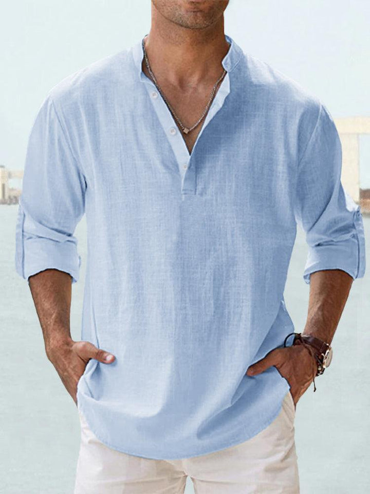 Claudio | Camicia traspirante in lino