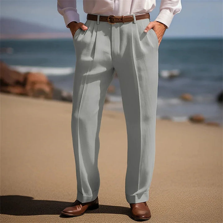 Francesco | Pantaloni Lino Eleganti