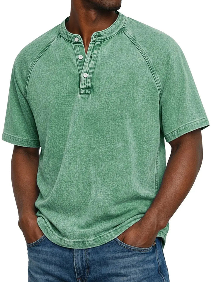 Luca | Camicia vintage da uomo con bottoni