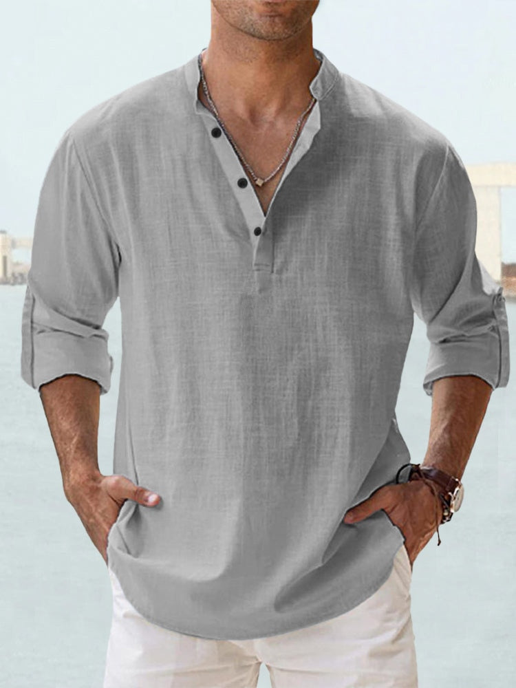 Claudio | Camicia traspirante in lino