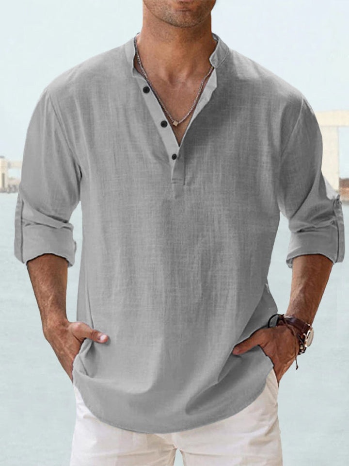 Claudio | Camicia traspirante in lino