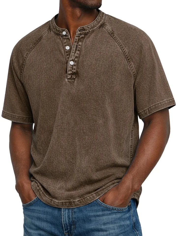 Luca | Camicia vintage da uomo con bottoni