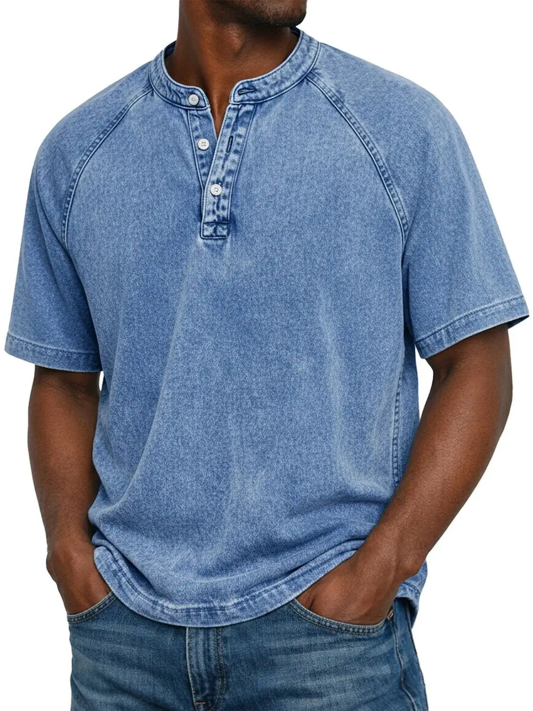 Luca | Camicia vintage da uomo con bottoni