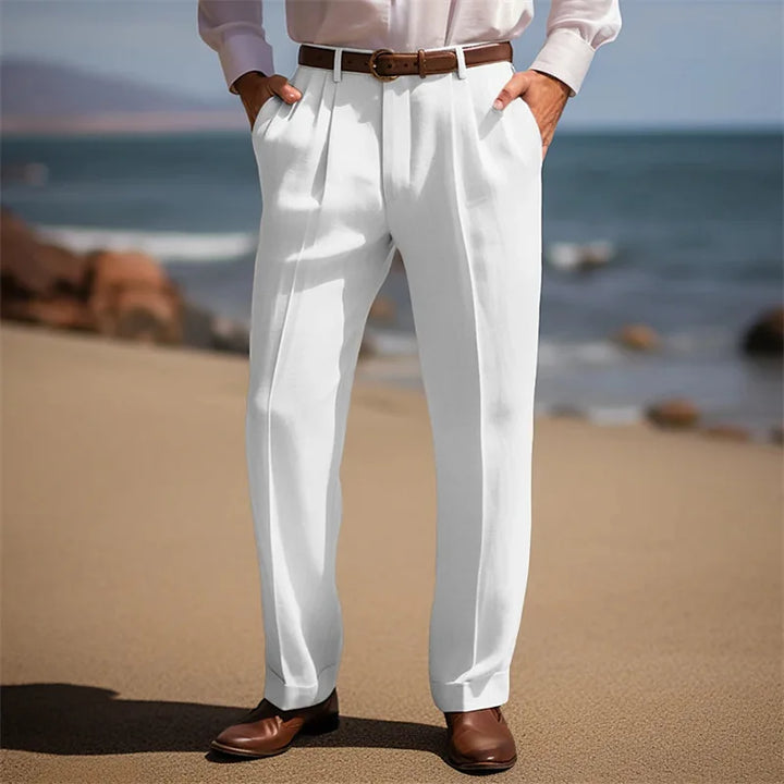 Francesco | Pantaloni Lino Eleganti