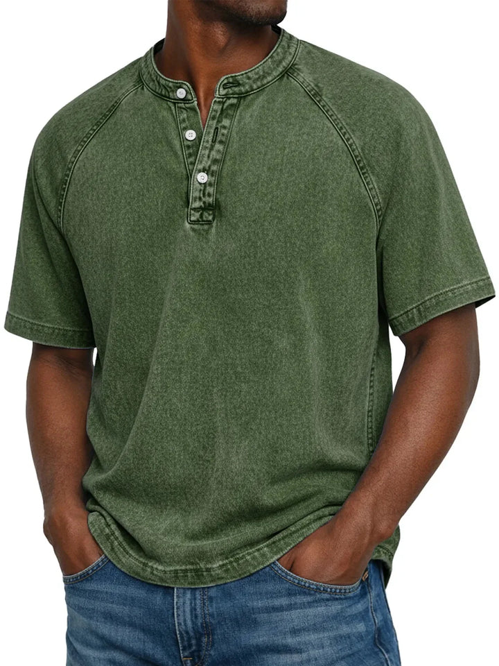 Luca | Camicia vintage da uomo con bottoni