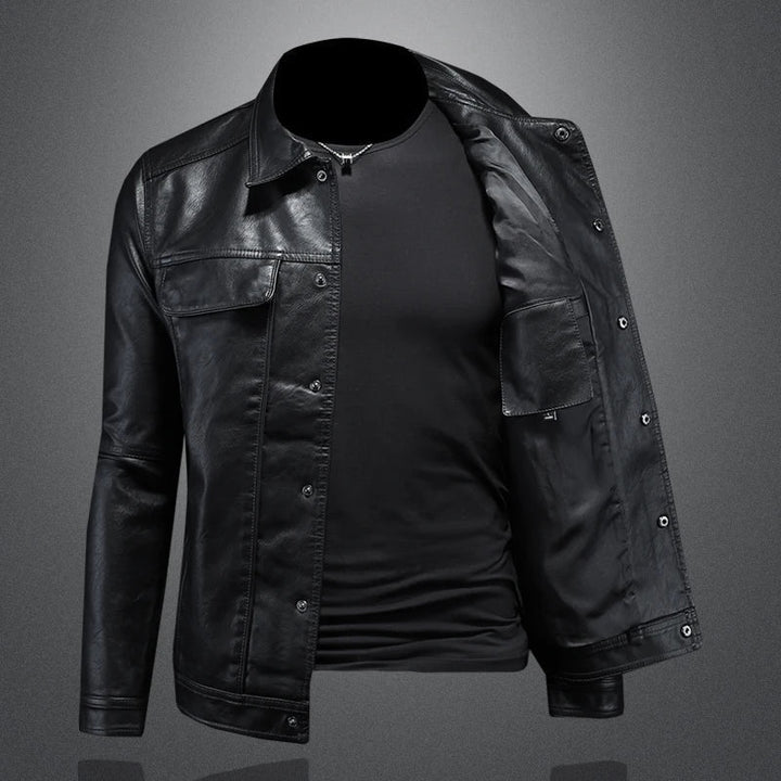 Sergio | Giacca biker in pelle