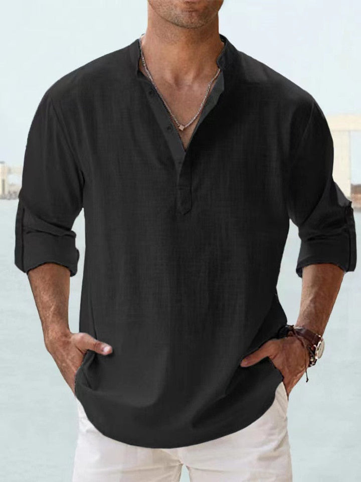 Claudio | Camicia traspirante in lino