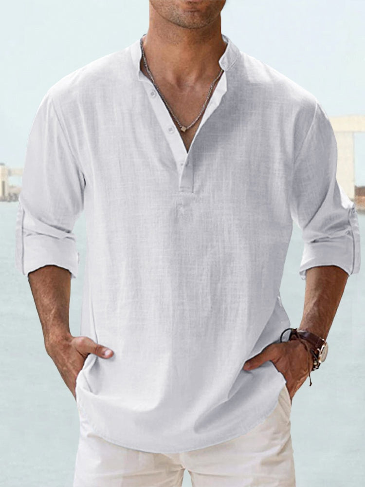 Claudio | Camicia traspirante in lino