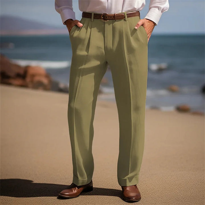 Francesco | Pantaloni Lino Eleganti