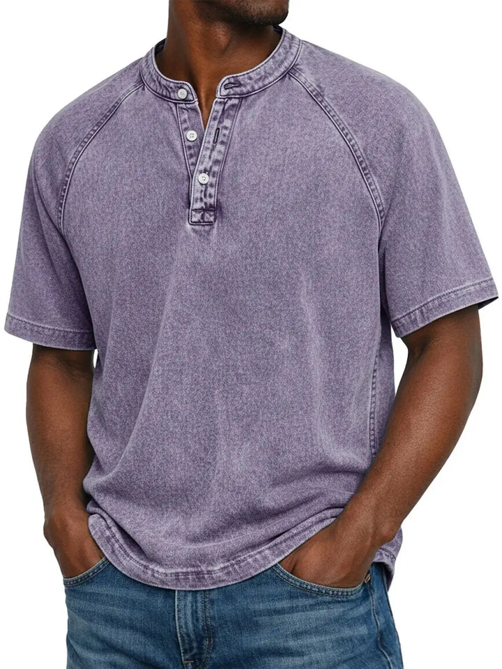 Luca | Camicia vintage da uomo con bottoni