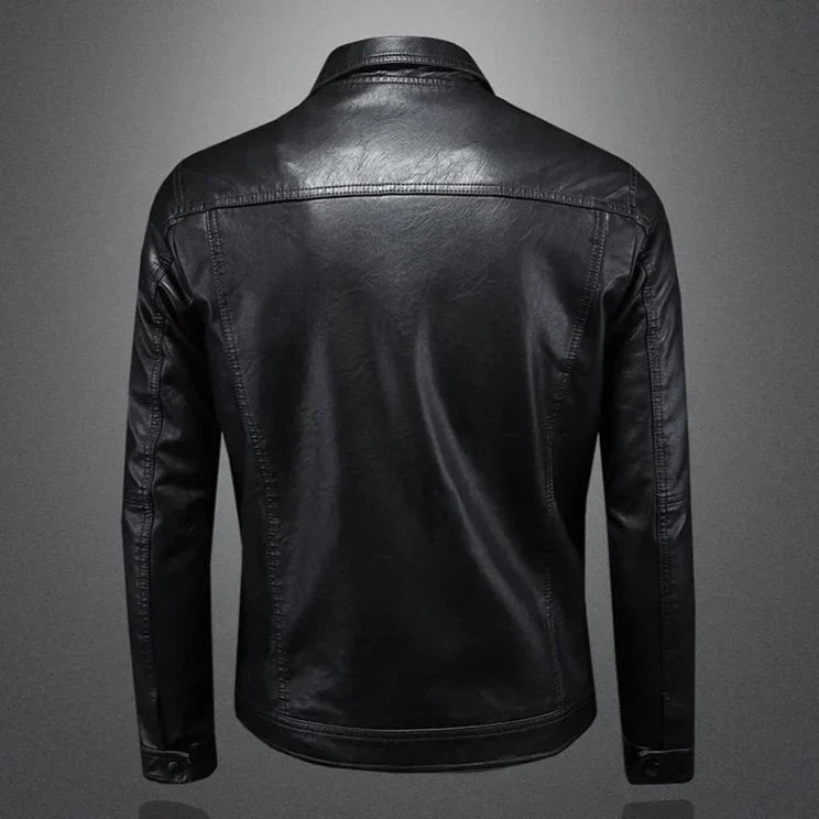 Sergio | Giacca biker in pelle
