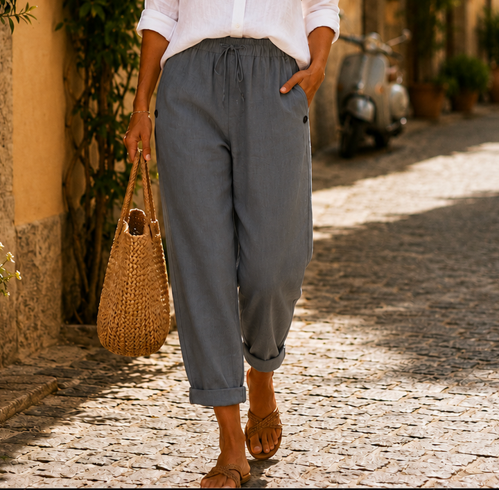 Ginevra | Pantaloni di Lino Leggeri