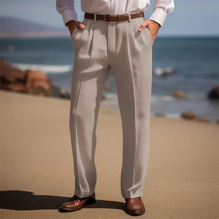 Francesco | Pantaloni Lino Eleganti