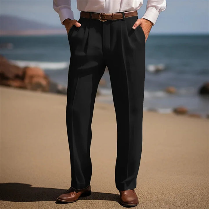 Francesco | Pantaloni Lino Eleganti