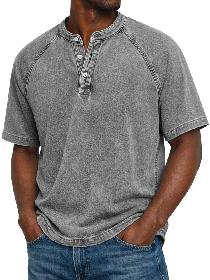 Luca | Camicia vintage da uomo con bottoni
