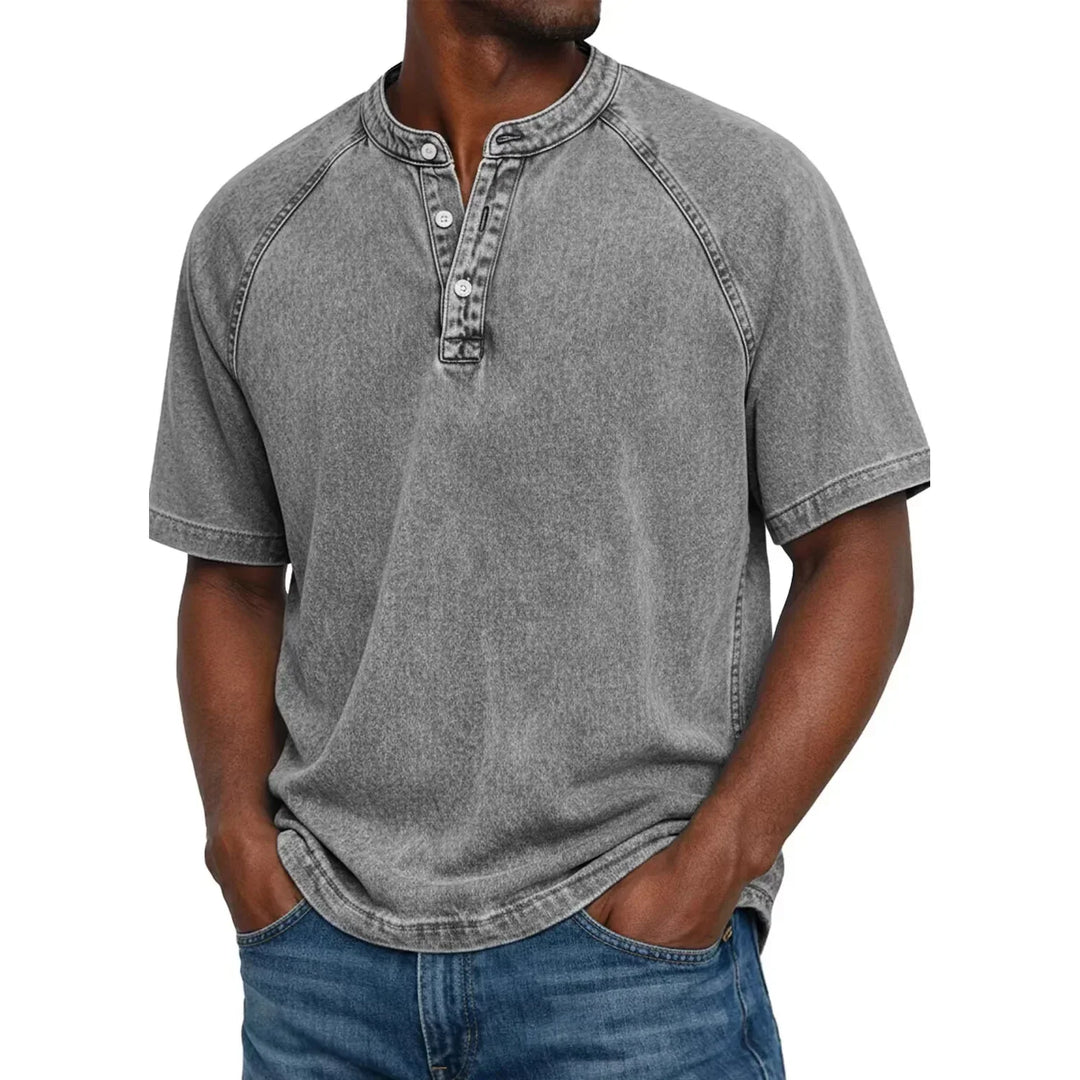 Luca | Camicia vintage da uomo con bottoni