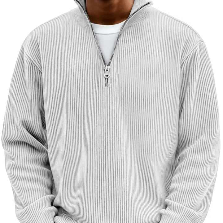 Manfredi | Maglione a maniche lunghe con mezza zip