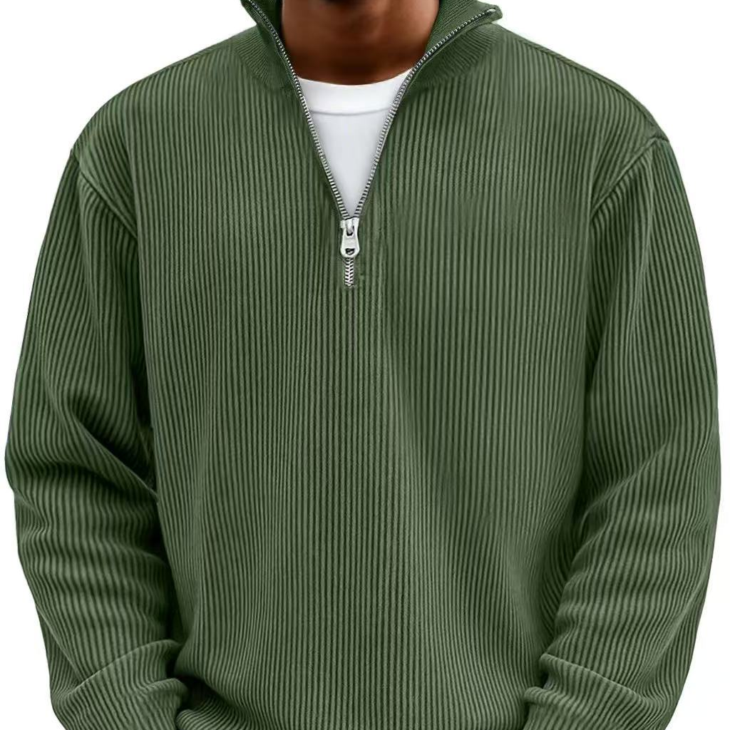 Manfredi | Maglione a maniche lunghe con mezza zip
