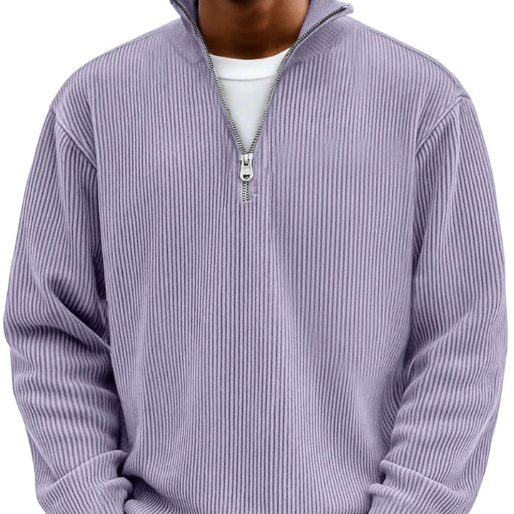 Manfredi | Maglione a maniche lunghe con mezza zip