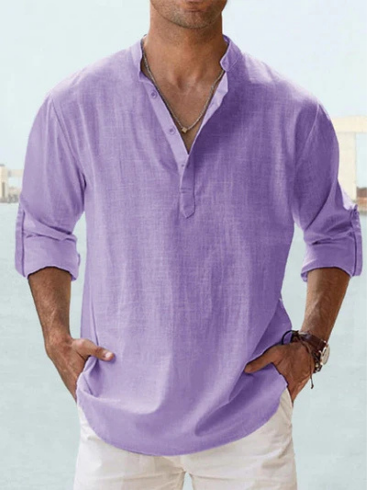Claudio | Camicia traspirante in lino